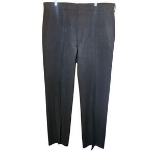 Black Flat Front Dress Pants Size 42
